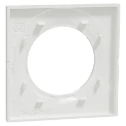 Plaque de finition 1 poste Schneider Electric Odace Styl S520702 coloris blanc l.85 x P.10 x H.85 mm