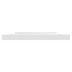 Plaque de finition 1 poste Schneider Electric Odace Styl S520702 coloris blanc l.85 x P.10 x H.85 mm