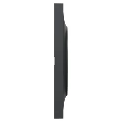 Plaque de finition 3 postes Schneider Electric Odace Styl S540706 coloris anthracite l.227 x P.10 x H.85 mm