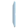Plaque de finition 2 postes Schneider Electric Ovalis S320704C coloris bleu azurin l.158 x P.10 x H.87 mm