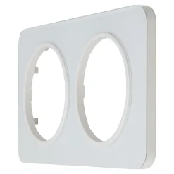 Plaque de finition double Jacobsen Espen verre blanc à assembler