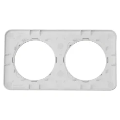 Plaque de finition double Jacobsen Espen verre blanc à assembler