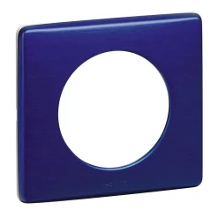 Plaque de finition Legrand Céliane nuit d'encre 1 poste
