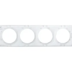 Plaque de finition quadruple Jacobsen Espen blanc à assembler