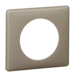 Plaque de finition simple Legrand Céliane Poudré Grès