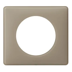 Plaque de finition simple Legrand Céliane Poudré Grès