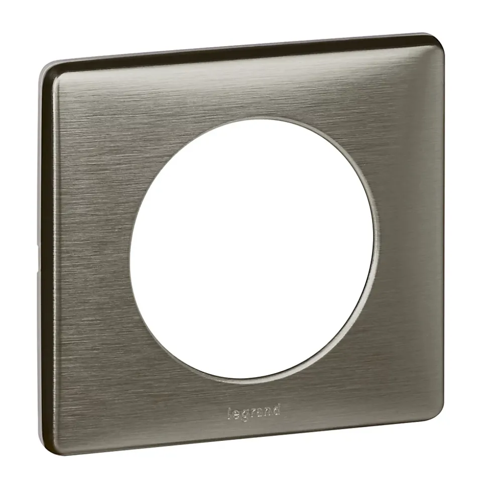 Plaque de finition simple Legrand Céliane Métal Tungstène