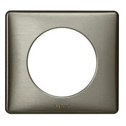 Plaque de finition simple Legrand Céliane Métal Tungstène