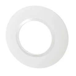 Plaque de finition simple Legrand Dooxie Blanc rond