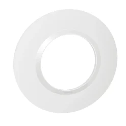 Plaque de finition simple Legrand Dooxie Blanc rond