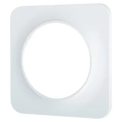 Plaque de finition simple Jacobsen Espen blanc à assembler