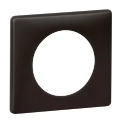 Plaque de finition simple Legrand Céliane Poudré Basalte