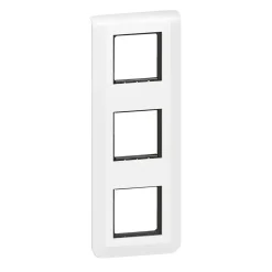 Plaque de finition 3x2 modules Legrand Mosaïc 0 994 75 coloris blanc l.224 x P.9 x H.82 mm