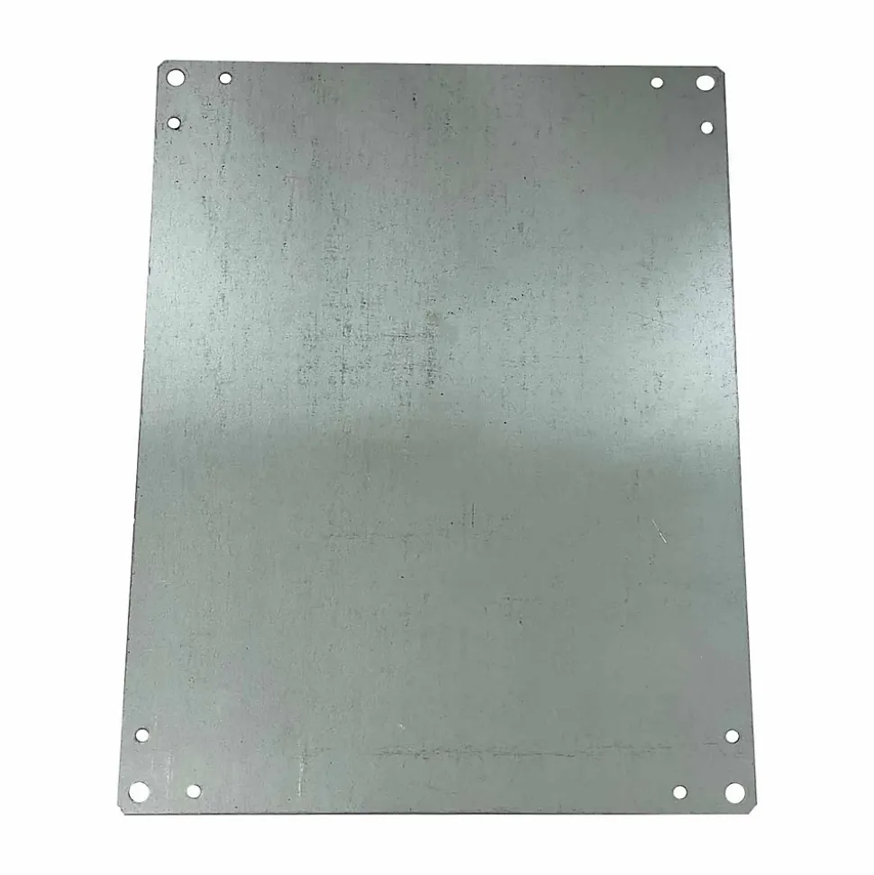 Plaque De Montage Tole électrozinguée Pour Coffret Polyester Aria 54 - 515x415