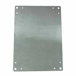 Plaque De Montage Tole électrozinguée Pour Coffret Polyester Aria 43 - 415x315