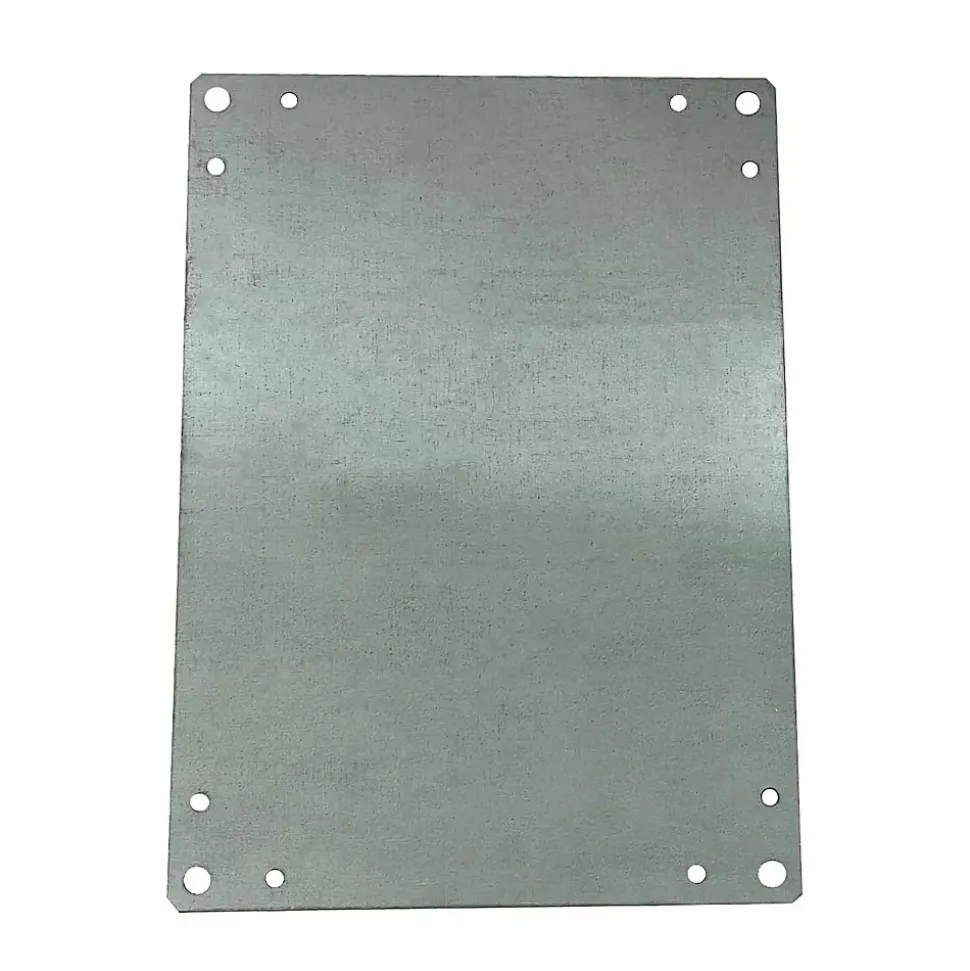 Plaque De Montage Tole électrozinguée Pour Coffret Polyester Aria 43 - 415x315