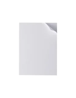 Plaque de signalisation 6, marquage blanc sur fond bleu, panneau PVC adhésif, 65x90mm - THIRARD