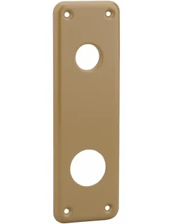 Plaque pour poignée à cylindre diamètre 23mm, acier - THIRARD