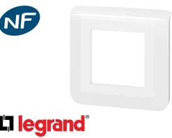 Plaque simple blanche Legrand Mosaic composable