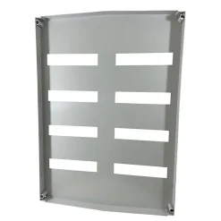 Plastron Modulaire 112 Modules Pour Coffret Polyester Abb Aria 86 - 5 Rangées De 2x 18 Modules