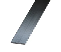 Plat acier étiré verni 20 x 2 mm, 1 m