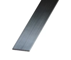 Plat acier étiré verni 10 x 2 mm, 1 m