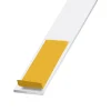 Plat adhésif aluminium blanc 30 x 2 mm, 2,5 m