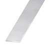 Plat aluminium anodisé incolore 20 x 2 mm, 2 m