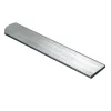 Plat aluminium brut effet argenté 10 x 2 mm, 1 m