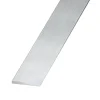 Plat aluminium brut effet argenté 15 x 2 mm, 1 m