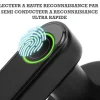 Poignée connectée à codes pour serrure de porte