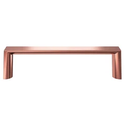 Poignée de meuble Droit GoodHome Dotz doré l.104mm x l.14mm x H. 26mm entraxe 96mm