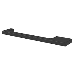 Poignée de meuble Droit GoodHome Skej aluminium mat noir l.158mm x l.7mm x H. 30mm entraxe 128mm