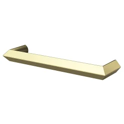 Poignée de meuble Droit GoodHome Keri effet laiton satin doré l.106mm x l.11mm x H. 27mm entraxe 96mm