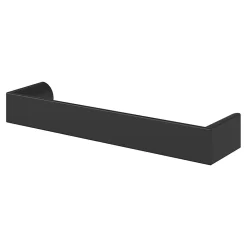 Poignée de meuble Droit GoodHome Dotz mat noir l.104mm x l.14mm x H. 26mm entraxe 96mm