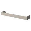Poignée de meuble Droit GoodHome Dotz effet nickel satin gris l.135mm x l.12mm x H. 26mm entraxe 128mm