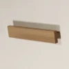 Poignée de meuble en T Kadoréel bois mat l.X h. Entraxe 128mm