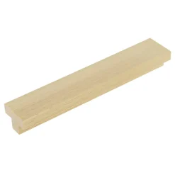Poignée de meuble en T Kadoréel bois mat l.X h. Entraxe 128mm
