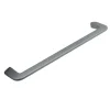 Poignée de meuble en zamac finition chrome mat e 320 mm avec vis incluses