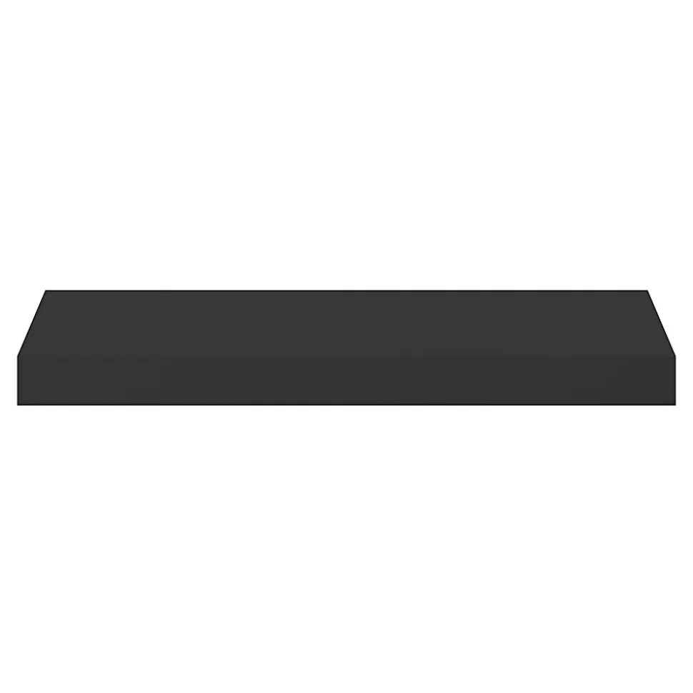 Poignée de meuble Incurvé GoodHome Skej aluminium mat noir l.120mm x l.19mm x H. 35mm entraxe 96mm