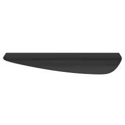 Poignée de meuble Incurvé GoodHome Mehaban mat noir l.170mm x l.44mm x H. 18mm entraxe 128mm