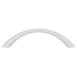 Poignée de meuble nœud GoodHome Primel mat blanc l.114mm x l.11mm x H. 27mm entraxe 96mm