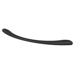 Poignée de meuble nœud GoodHome Primel mat noir l.160mm x l.9mm x H. 27mm entraxe 128mm