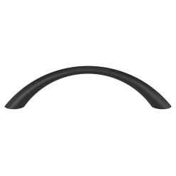 Poignée de meuble nœud GoodHome Primel mat noir l.114mm x l.11mm x H. 27mm entraxe 96mm