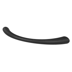 Poignée de meuble nœud GoodHome Primel mat noir l.114mm x l.11mm x H. 27mm entraxe 96mm