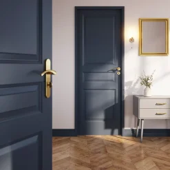 Poignée de meuble nœud GoodHome Ruis effet laiton doré l.148mm x l.20mm x H. 38mm entraxe 128mm