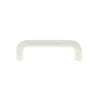 Poignée de meuble nœud Plastic Plastique satin blanc l.73mm x H. 10mm entraxe 64mm