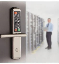Poignée électronique à code Easykey Slim DOM Serrure pour porte intérieure droite
