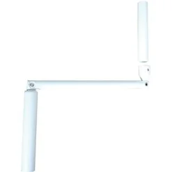 Poignée manivelle Afbat ø 12 mm blanc