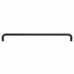 Poignée pour meubles en Acier inox Entraxe 320 Vernis noir mat